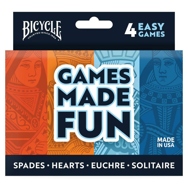 Bicycle Playing Cards - 4-Game Pack