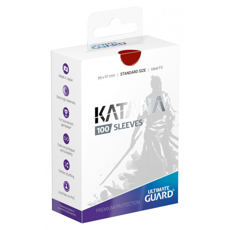 Ultimate Guard: Katana Sleeves - Standard Red (100)