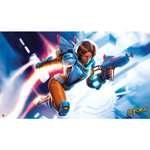 KeyForge: Worlds Collide - Tactical Officer Moon Playmat