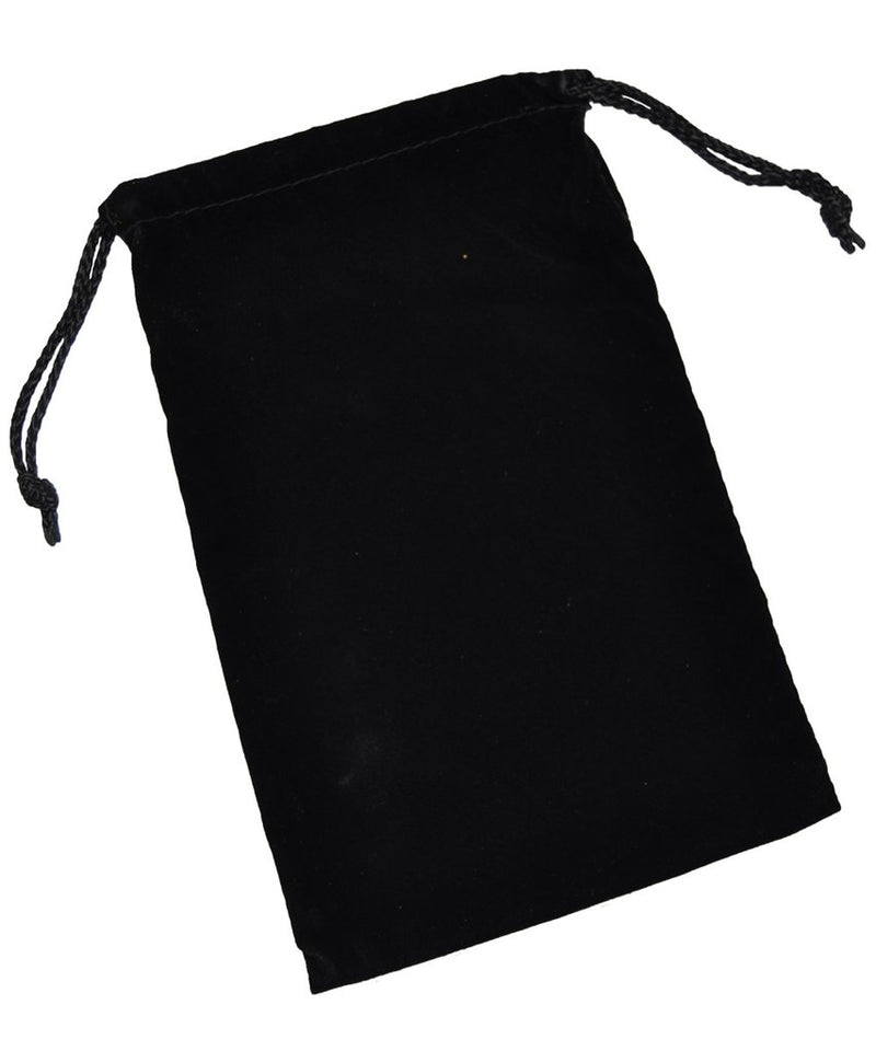 Cloth Dice Bag - 6'' x 9'' (Black)