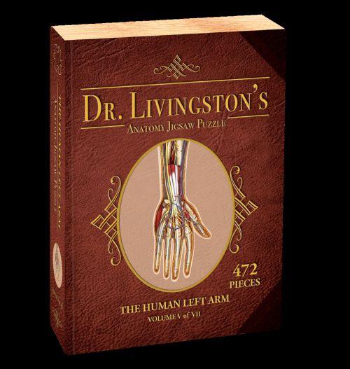Puzzle - Genius Games - Dr Livingston: Human Left Arm (472 Pieces)
