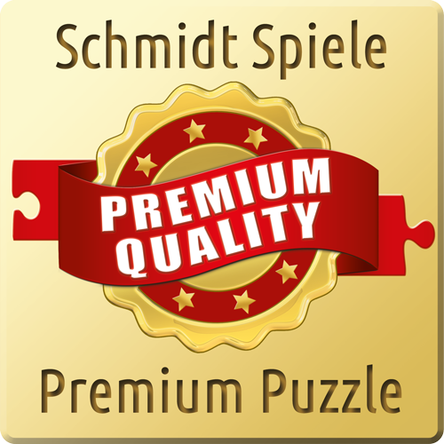 Puzzle - Schmidt Spiele - Sunset Over the Mountain Village of Wamberg (1500 Pieces)