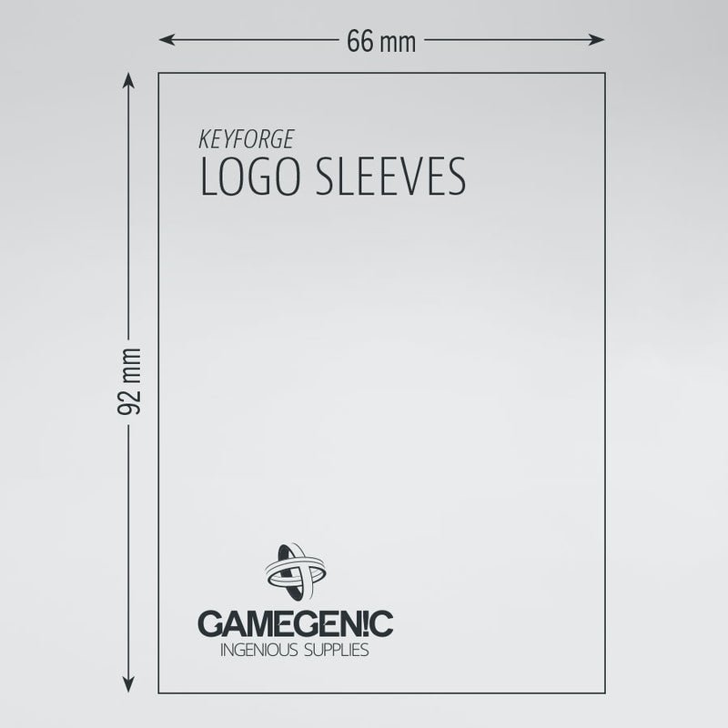 Gamegenic - Keyforge Logo Sleeves - Blue