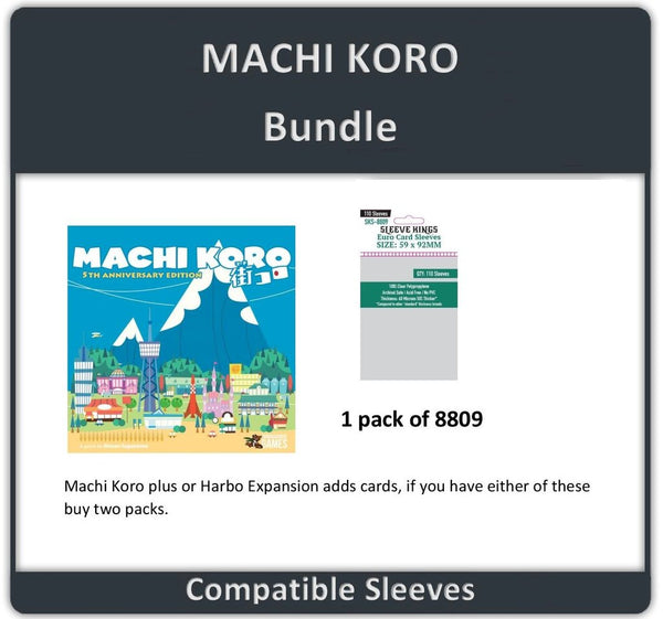 Sleeve Kings - Sleeve Bundle - Machi Koro