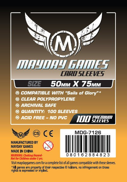 Mayday Sleeves - "Sails of Glory" Card Sleeves (Standard Protection)