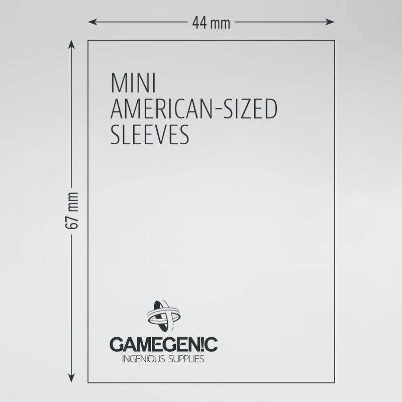 Gamegenic - Matte Mini American-Sized Sleeves (50ct)