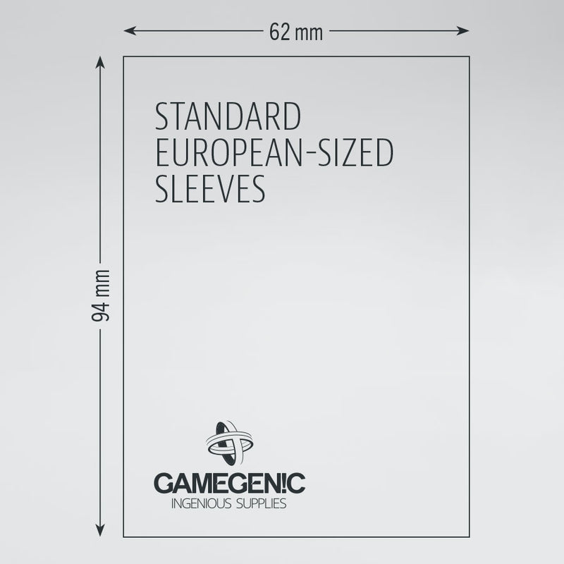 Gamegenic - Matte Standard European-Sized Sleeves (50)
