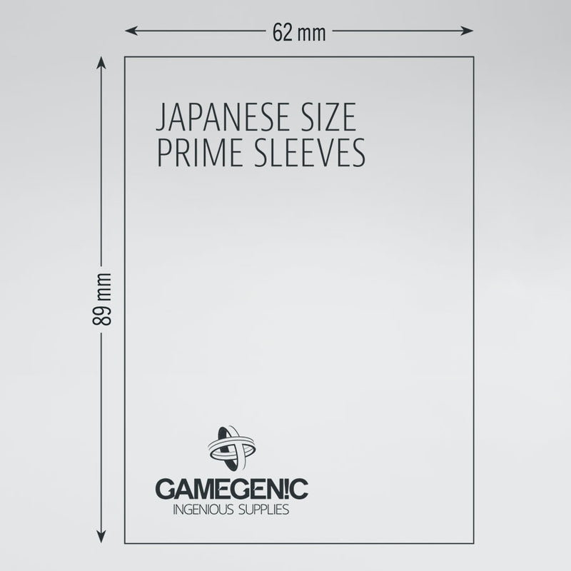 Gamegenic -  Japanese Size Prime Sleeves - Yellow (60ct)