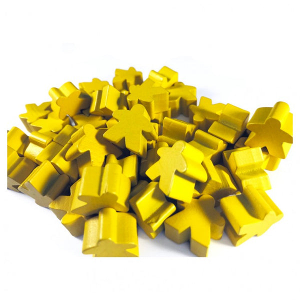 Apostrophe Games - Wooden - Meeples (Yellow)