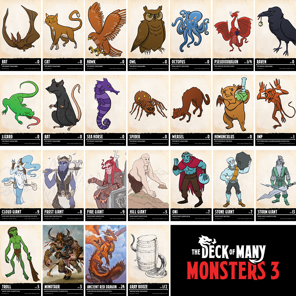 The Deck Of Many: Monsters 3