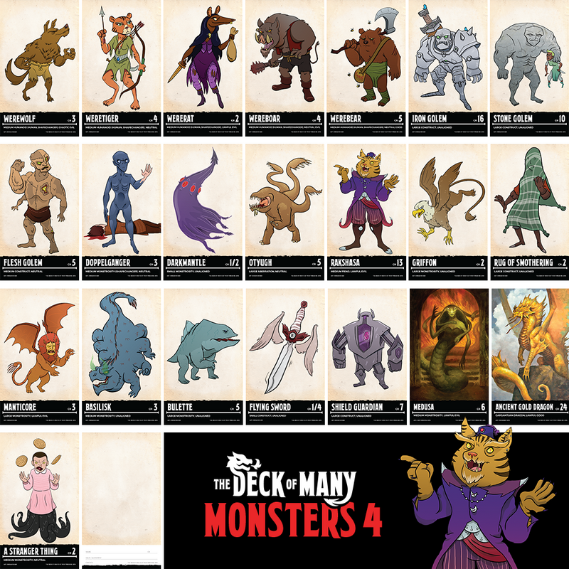 The Deck Of Many: Monsters 4