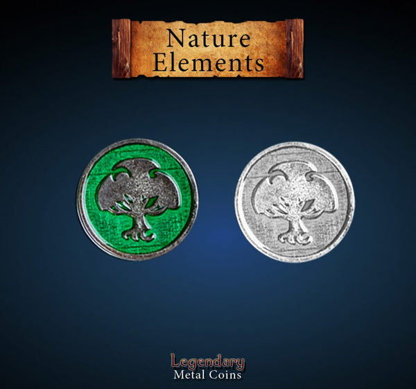 Legendary Metal Coins: Season 5 - Nature Element Set (12 pcs)