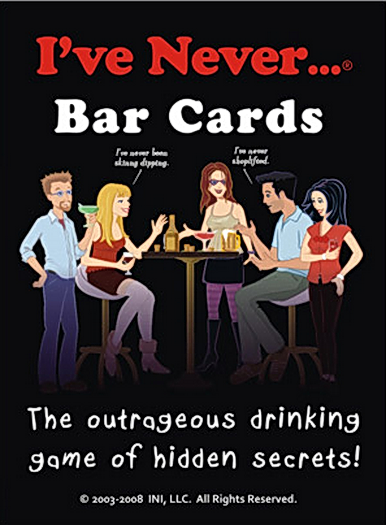 I've Never... Bar Cards Game