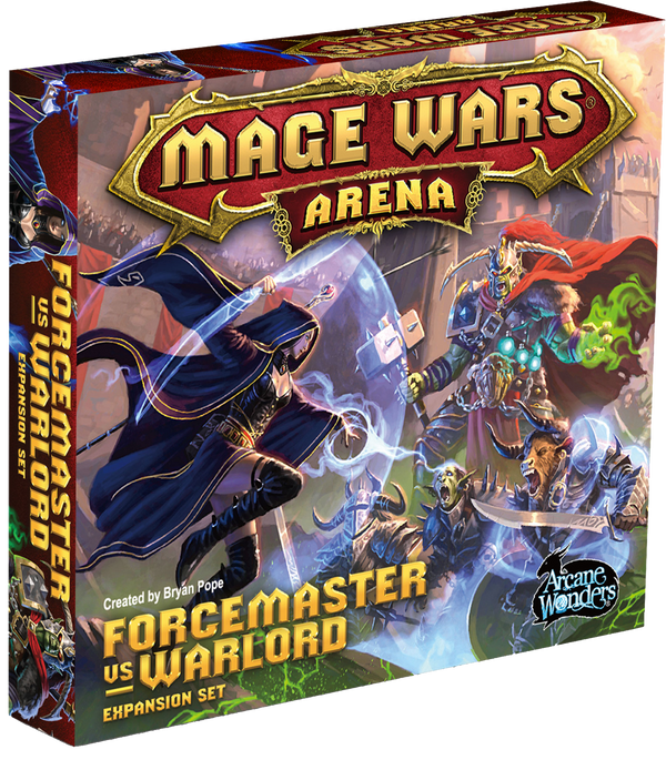 Mage Wars Arena: Forcemaster vs Warlord Expansion Set