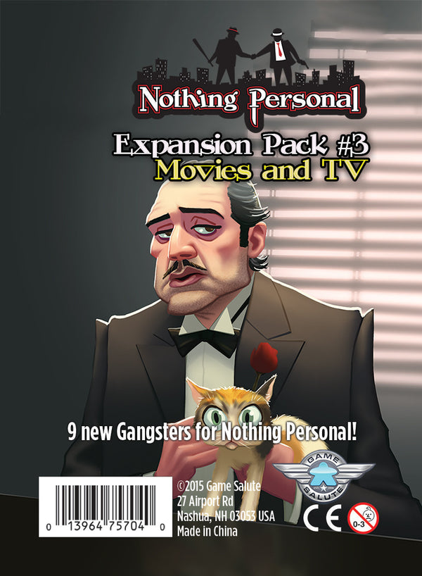 Nothing Personal Expansion Pack #3: Movies and TV