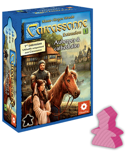 Carcassonne: Expansion 1 - Auberges & Cathedrales (French Editon)