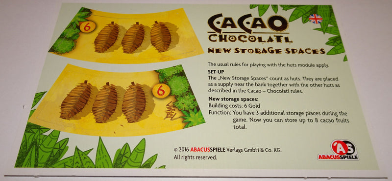 Cacao: Chocolatl - New Storage Spaces (Import)