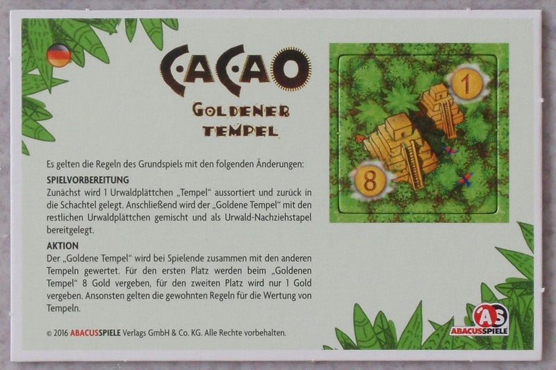 Cacao: Golden Temple (Import)
