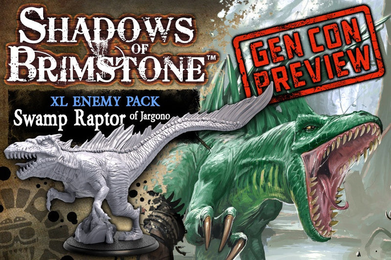 Shadows of Brimstone: Swamp Raptor of Jargono XL Enemy Pack