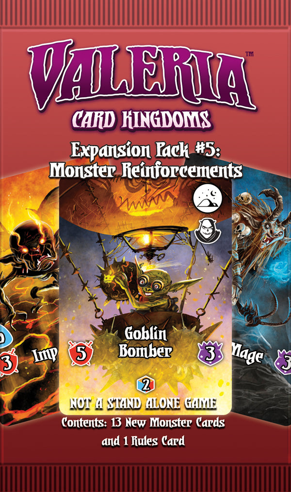 Valeria: Card Kingdoms - Expansion Pack #05: Monster Reinforcements