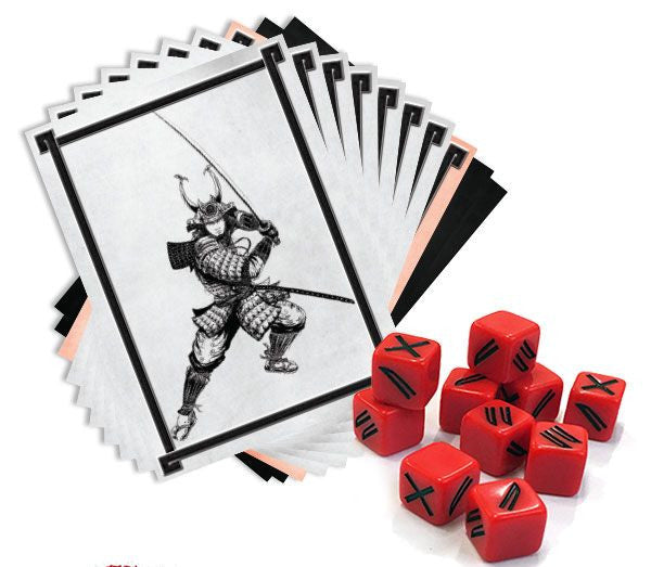 Test of Honour: The Samurai Miniatures Game - Dice & Cards Expansion Set