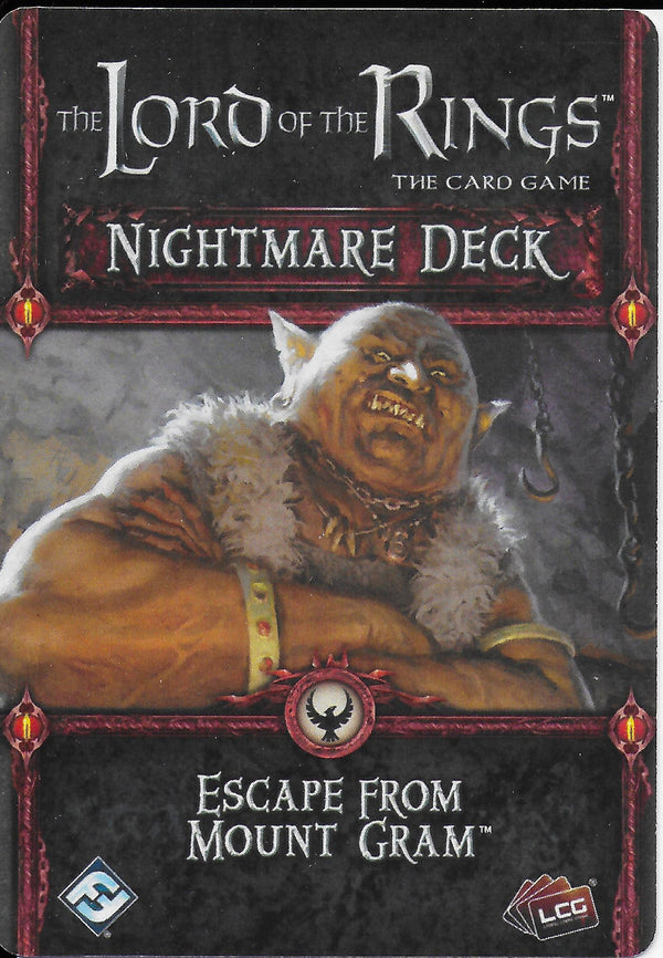 The Lord of the Rings: The Card Game - Escape From Mount Gram Nightmare Deck