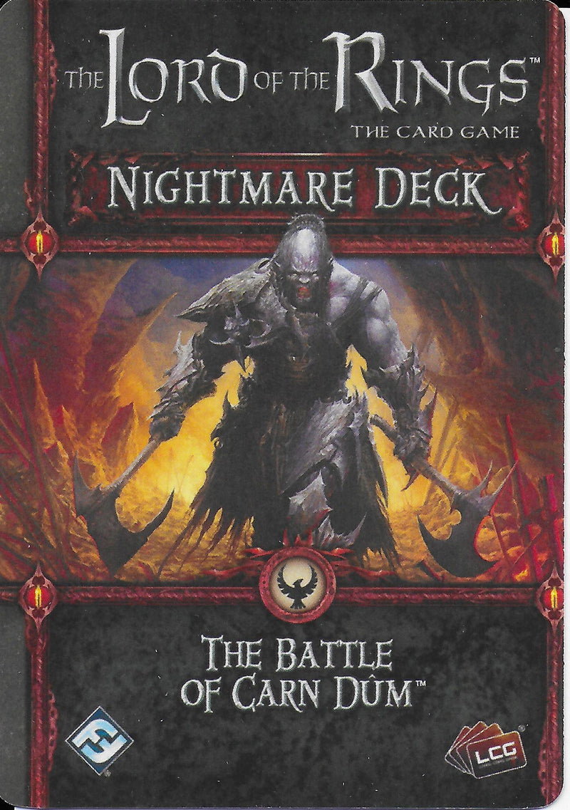 The Lord of the Rings: The Card Game - The Battle of Carn Dûm Nightmare Deck