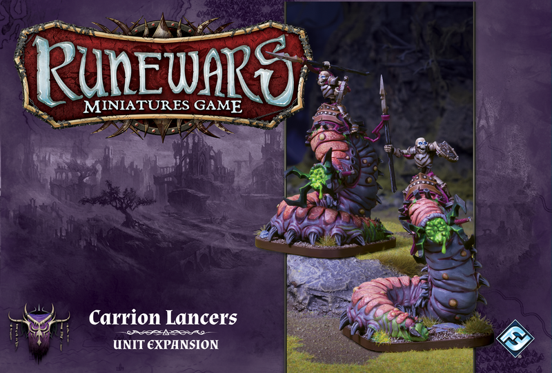 Runewars Miniatures Game: Carrion Lancers - Unit Expansion