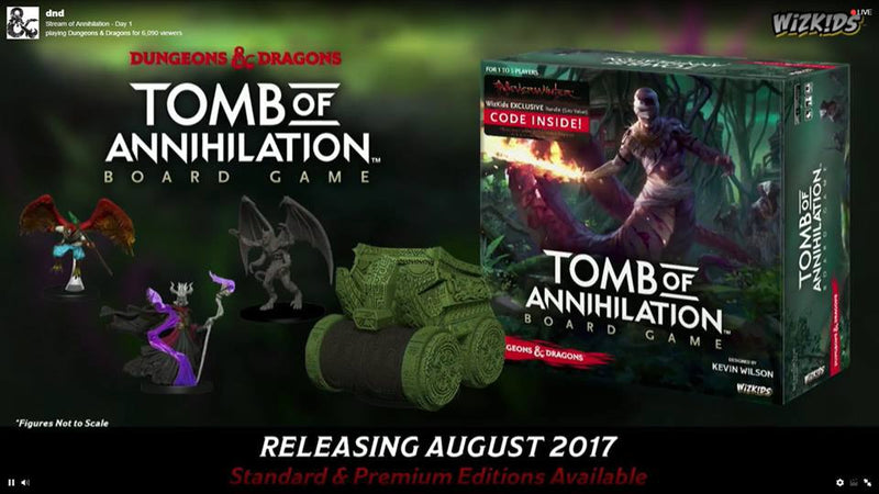 Dungeons & Dragons: Tomb of Annihilation Board Game (Premium Edition)