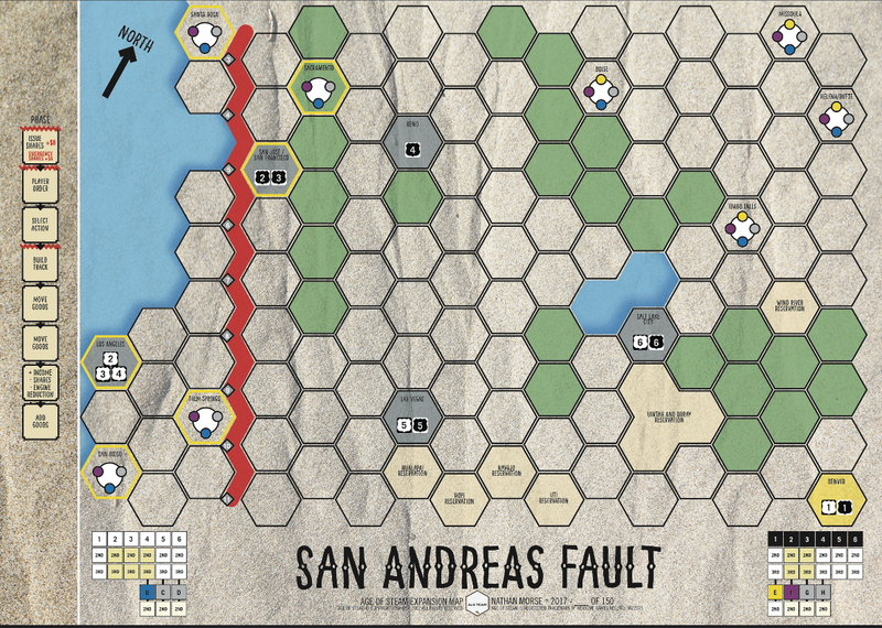 Age of Steam: San Andreas Fault