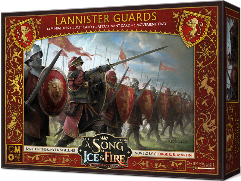 A Song of Ice & Fire: Tabletop Miniatures Game - Lannister Guards