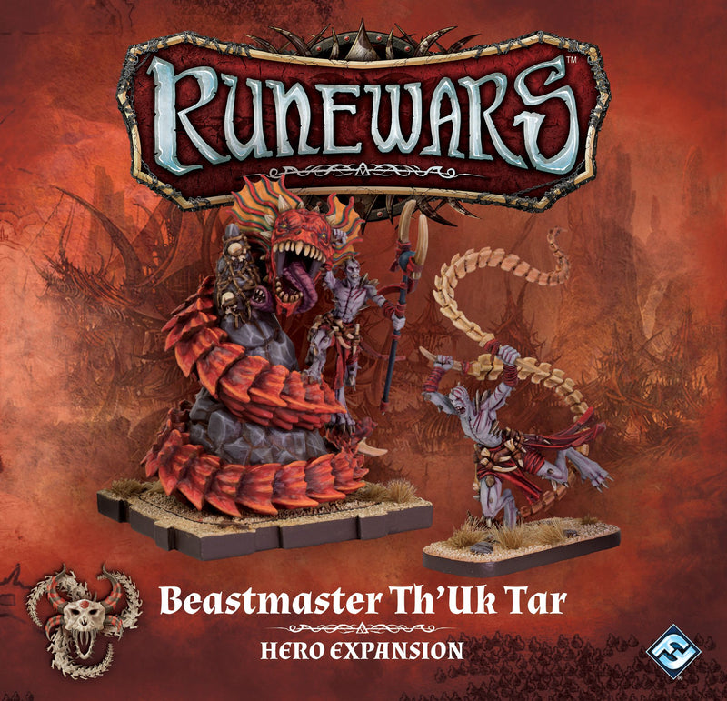 Runewars Miniatures Game: Beastmaster Th'Uk Tar - Hero Expansion