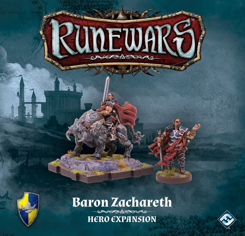 Runewars Miniatures Game: Baron Zachareth - Hero Expansion