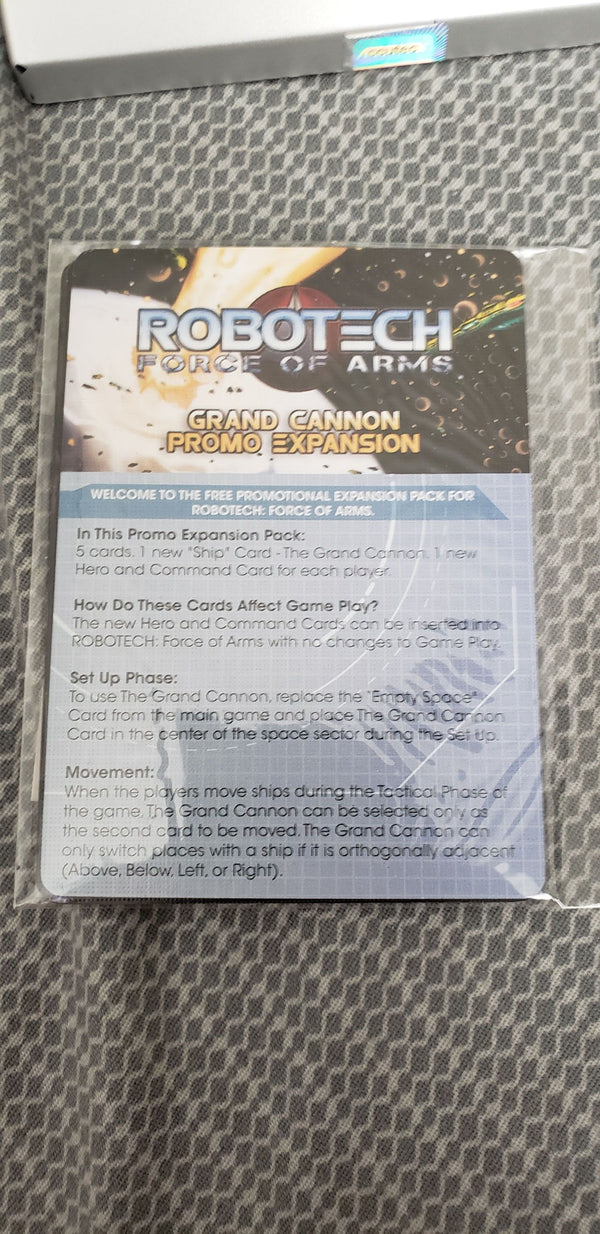 Robotech Force of Arms: Grand Cannon Promo Expansion
