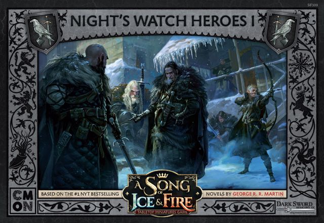 A Song of Ice & Fire: Tabletop Miniatures Game - Night's Watch Heroes I
