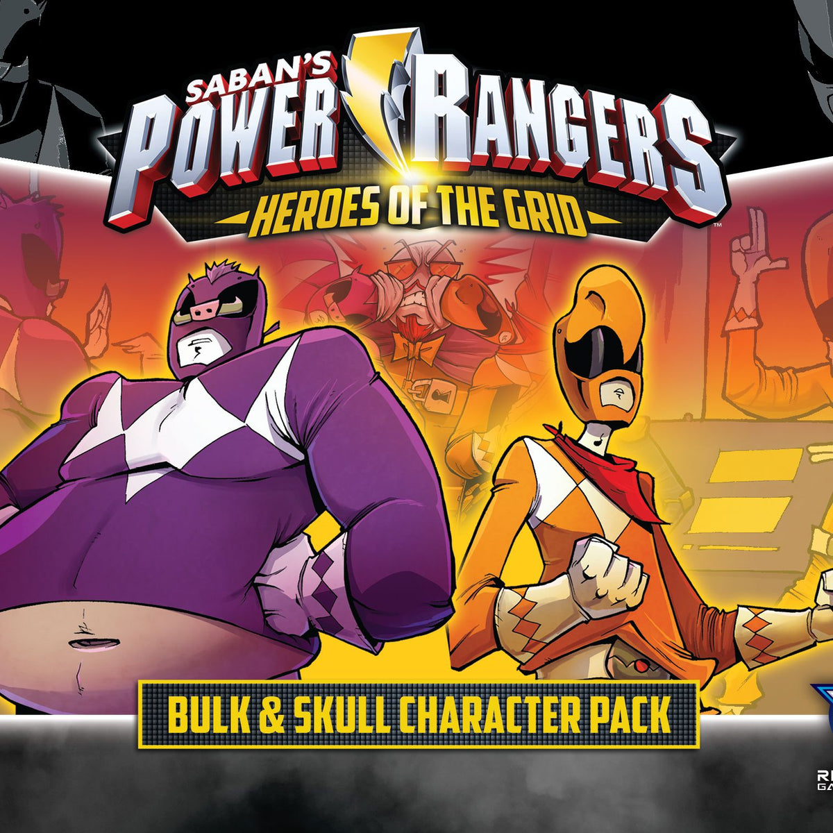 Power Rangers: Heroes of the Grid – Bulk & Skull Character Pack – Board ...