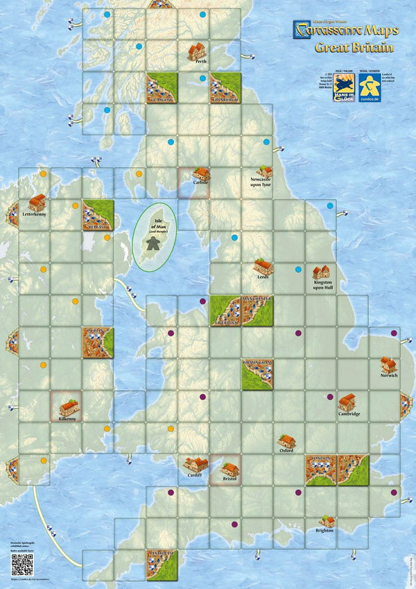 Carcassonne Maps: Great Britain (Import)