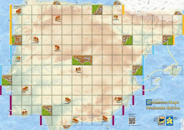 Carcassonne Maps: Península Ibérica (Import)