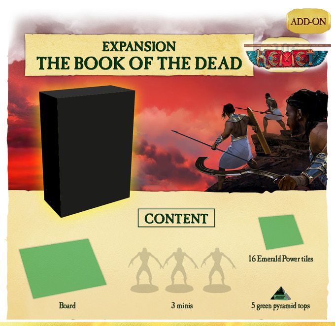 Kemet: Blood and Sand – Book of the Dead (Retail Edition)
