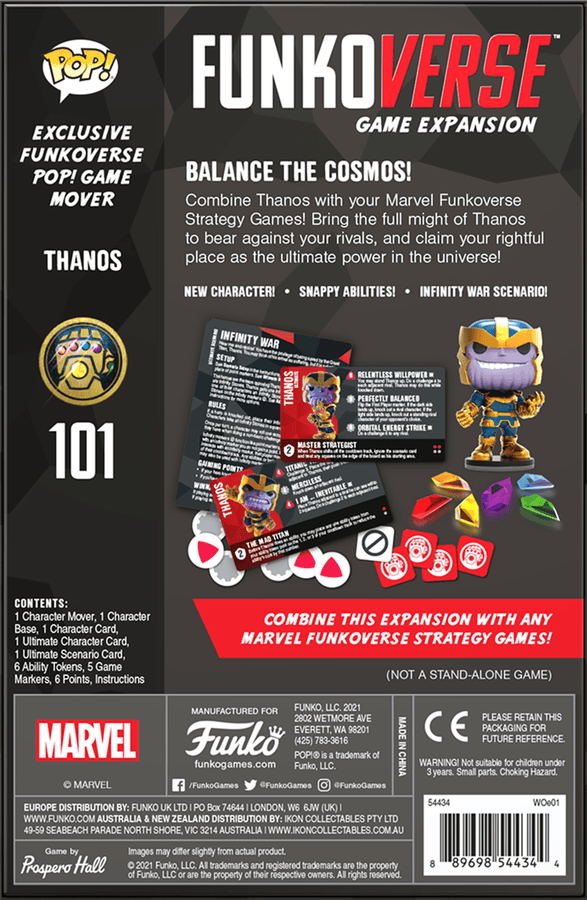 Funkoverse Strategy Game: Marvel 101