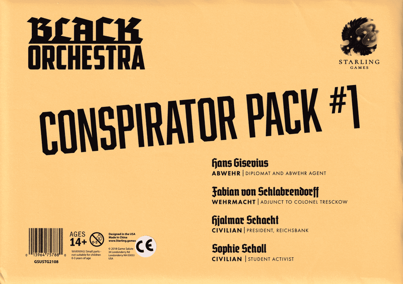 Black Orchestra: Conspirator Pack