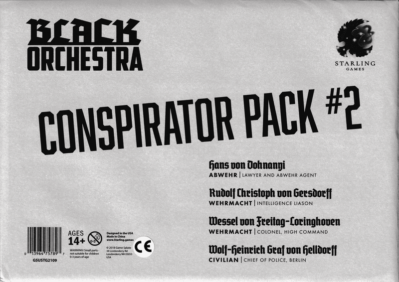 Black Orchestra: Conspirator Pack
