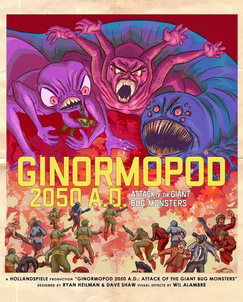 Ginormopod 2050 A.D.: Attack of the Giant Bug Monsters