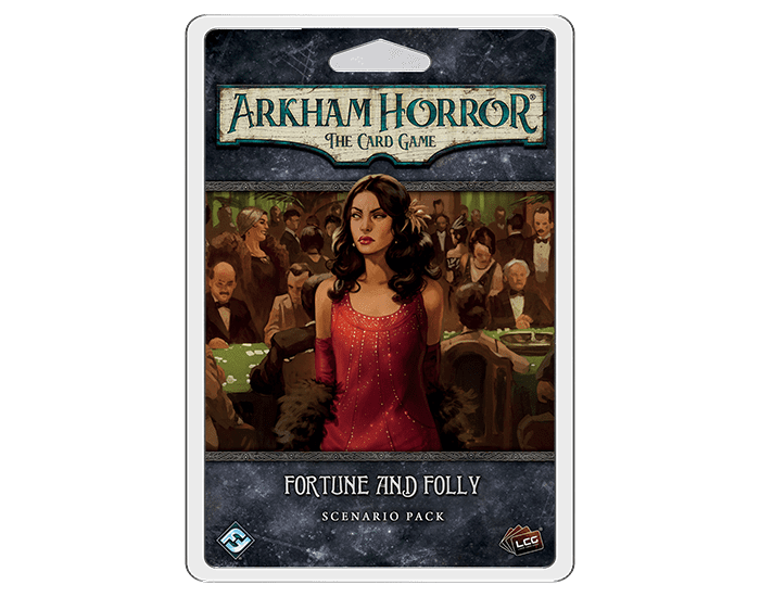 Arkham Horror The Card Game Fortune and Folly Scenario Pack & Board Game & Board Game Bliss
