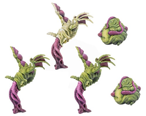 Monsterpocalypse Miniatures Game: Lords of Cthul Unit - Squix & Meat Slave