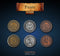 Legendary Metal Coins: Season 1 - Pirate Coin Set (24 pcs)