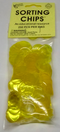 Koplow Games - Transparent Plastic Tokens - Bag of 250 (Yellow)