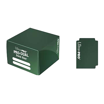 Ultra Pro - PRO Dual Standard Green Deck Box (180)