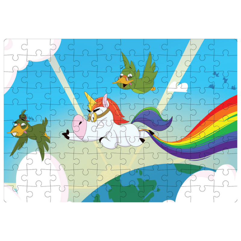 Puzzle - Lalita’s Art Shop - Puzzle: "Flying Unicorn" (100 Pieces)