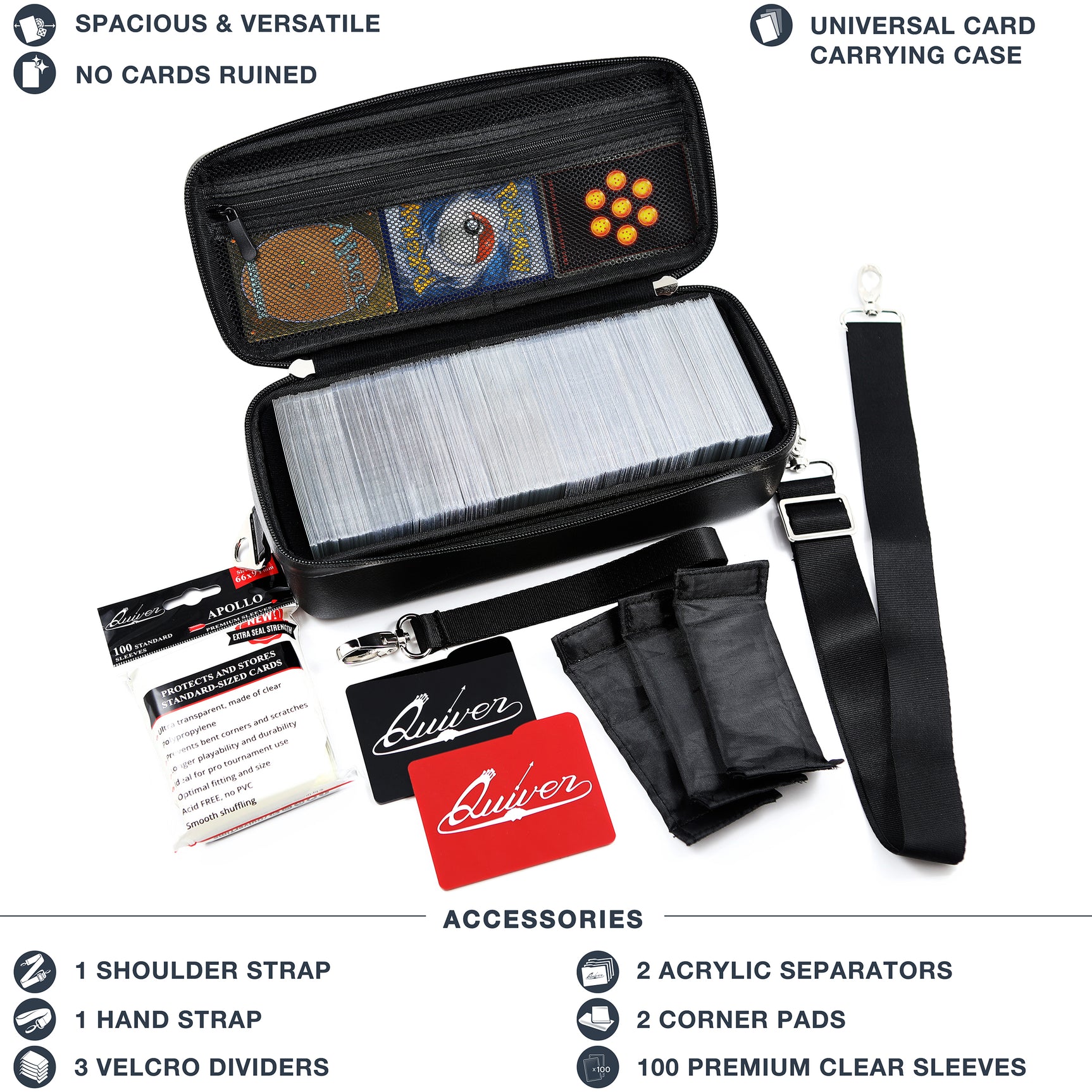 Quiver Time - Bolt Card Case (Black)